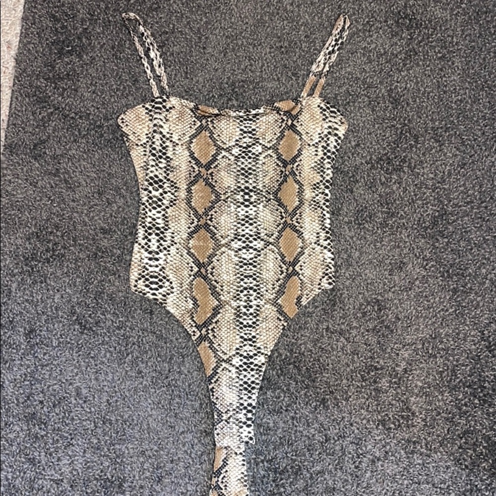 Snake skin body suit